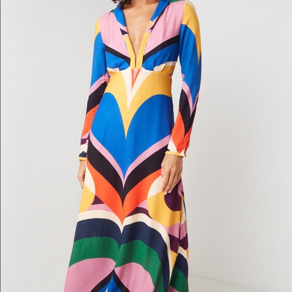 Farm rio graphic heart maxi. Never worn.